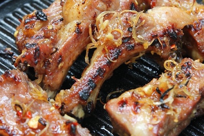 sườn nướng sả