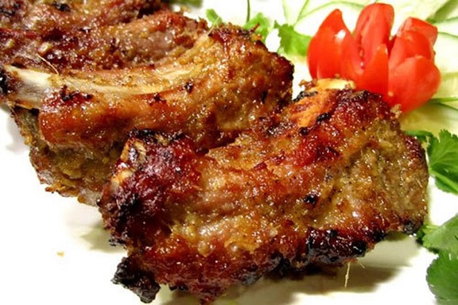 sườn nướng sả