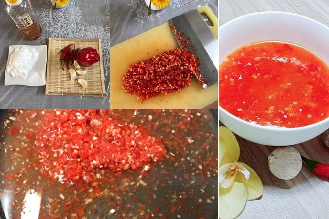 cách làm nước sốt tương ớt