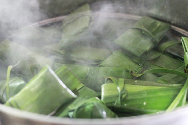 hấp bánh bột lọc