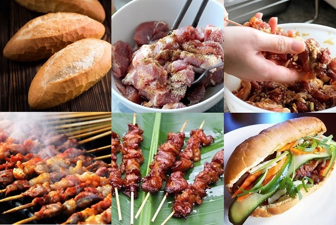 cách ướp thịt nướng ăn với bánh mì
