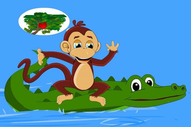 truyện khỉ và cá sấu