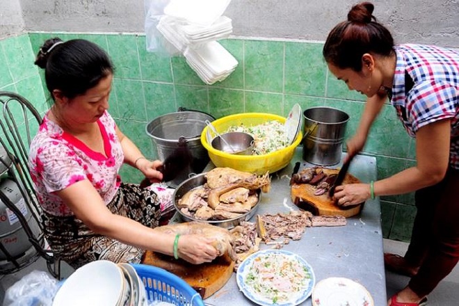 quán bún măng vịt lê săn sỹ