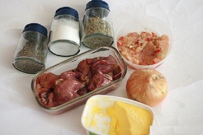 nguyên liệu làm pate gan gà