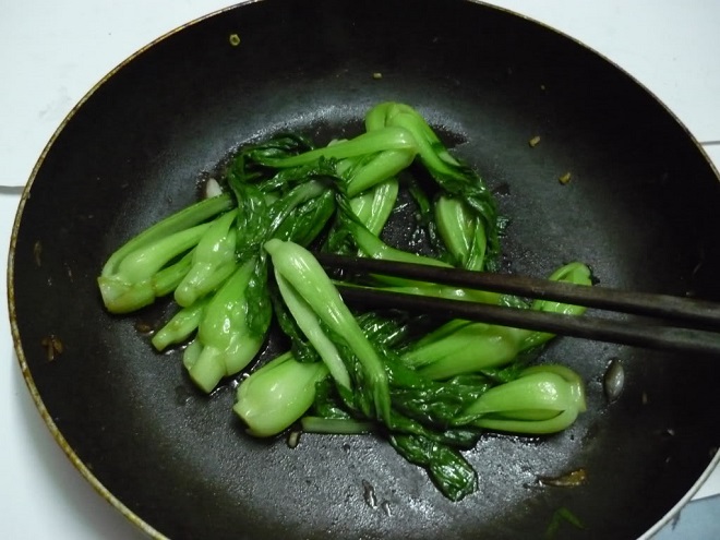 xào cải ngọt