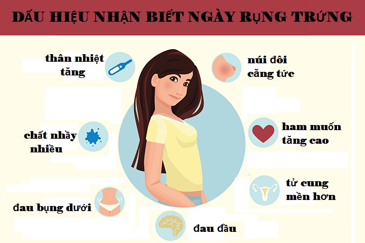 biểu hiện rụng trứng