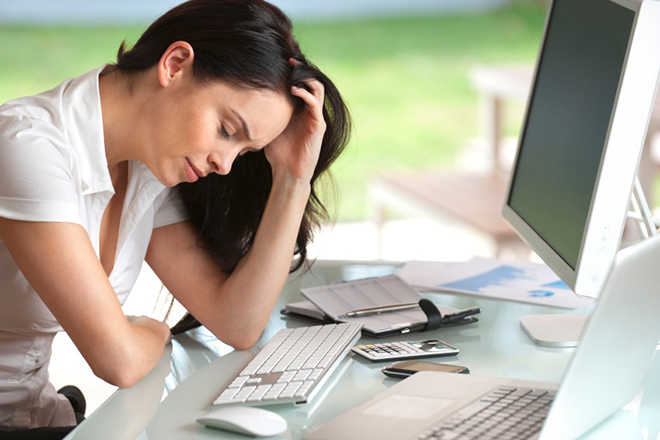 Phụ nữ bị stress