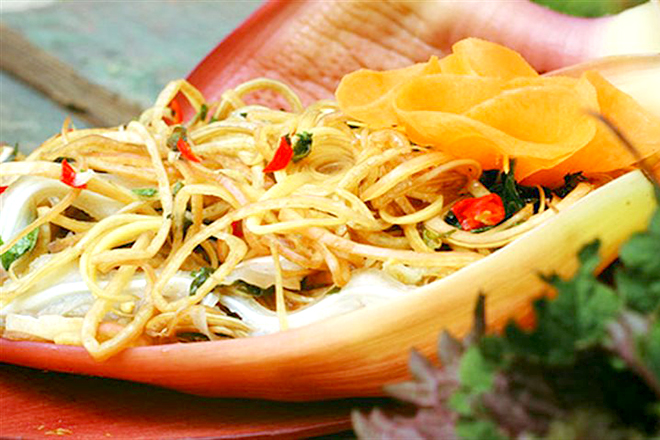 Cách làm nộm hoa chuối