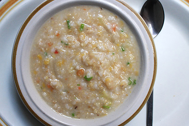 Cháo bổ dưỡng cho bé 7 tháng