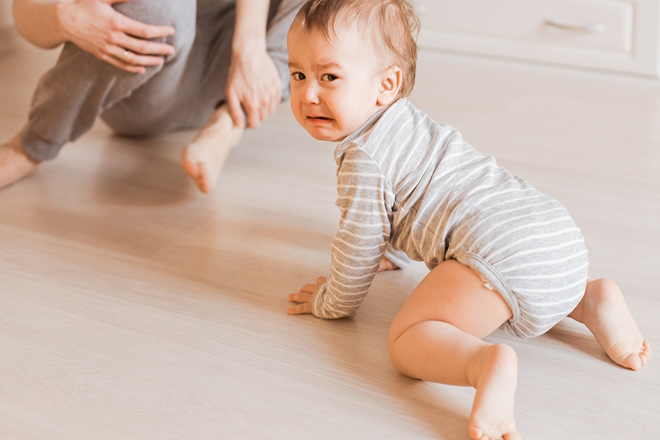 Bé sợ người lạ