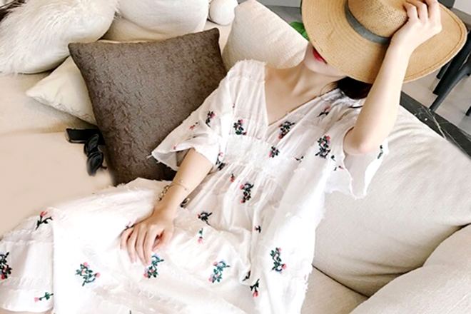 Đầm bầu dự tiệc đẹp