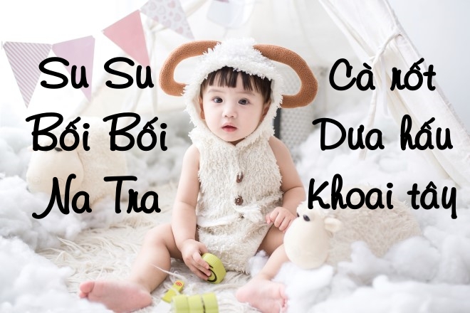 Đặt tên cho con ở nhà vừa dễ thương lại gần gũi