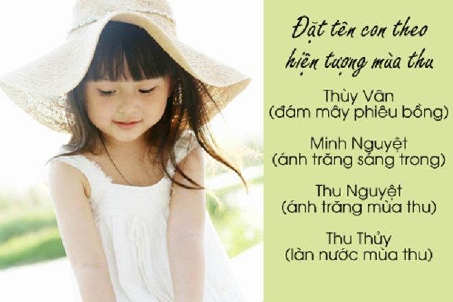 đặt tên con gái theo mùa thu