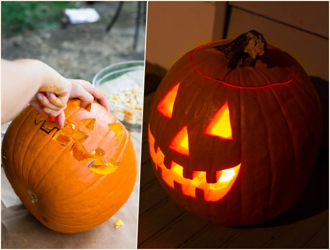 Đèn bí ngô siêu lung linh huyền bí cho mùa Halloween