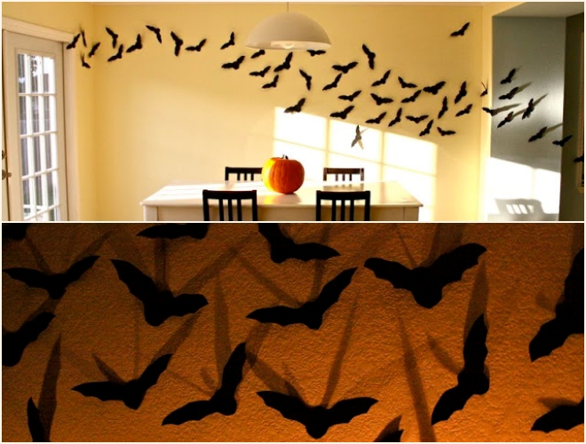Đàn dơi sẽ khiến không gian tràn ngập cảm giác Halloween rùng rợn!