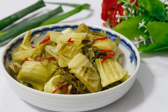 Cách làm dưa cải muối chua