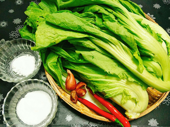 Nguyên liệu làm dưa cải