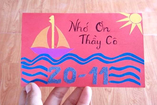 Thiệp tặng thầy cô