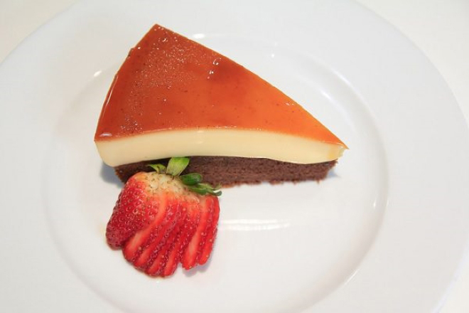 Bánh flan gato đep