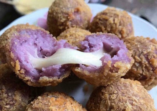 bánh khoai mỡ chiên
