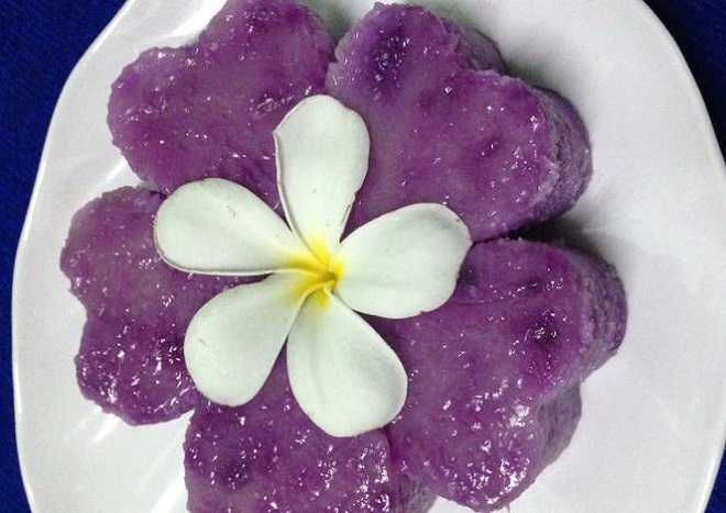 bánh khoai mỡ hấp