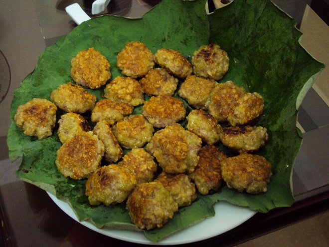 chả cốm Hà Nội