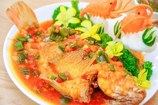 Cá chép sốt cà chua