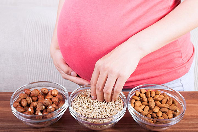 Các loại hạt cho mẹ bầu