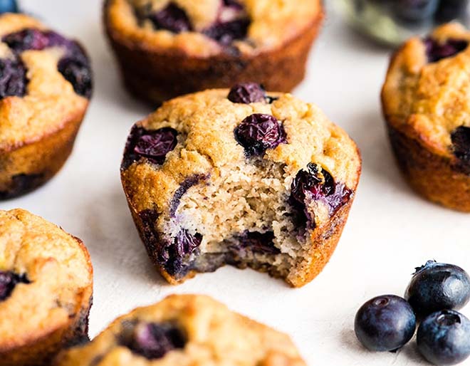Muffin chuối việt quất