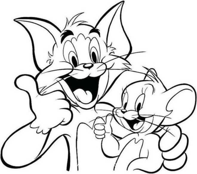 Chú mèo Tom và cô chuột Jerry quen thuộc