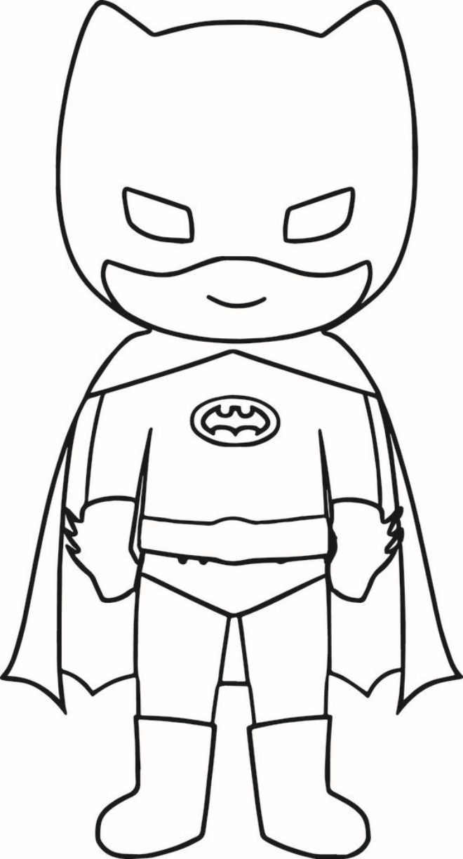 Tranh tô màu Người dơi nhí Batman