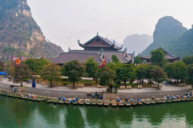 Khuôn viên chùa Bái Đính