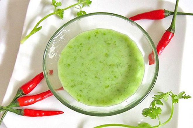 nước chấm muối ớt xanh