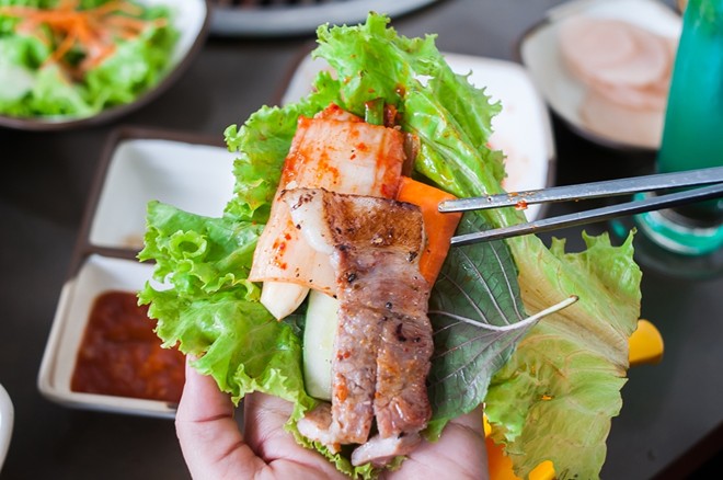 cách ăn thịt nướng