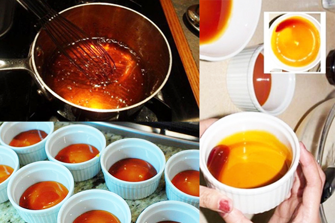 Các bước làm caramel
