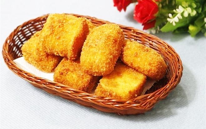 Cách làm bánh sữa tươi chiên giòn