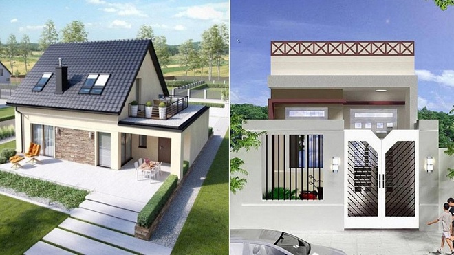 nhà cấp 4 có gác lửng