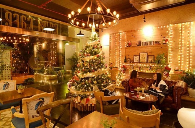 quán cafe mùa noel