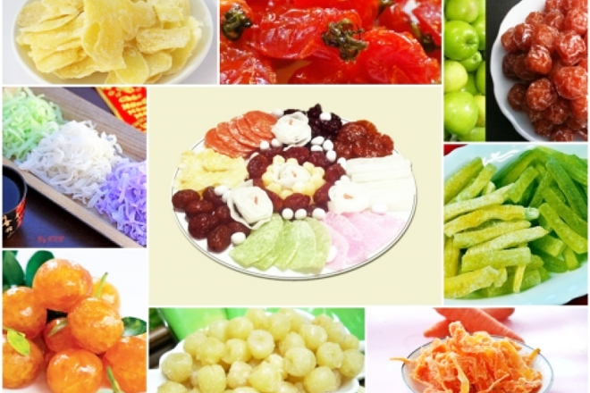Các loại mứt Tết dễ làm tại nhà