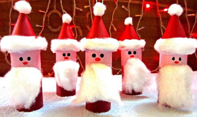 tu lam ong gia noel bang loi giay