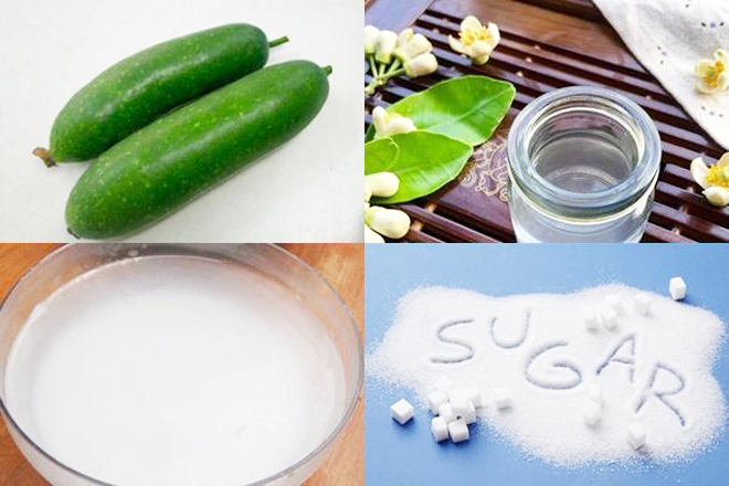 Nguyên liệu mứt bí đao