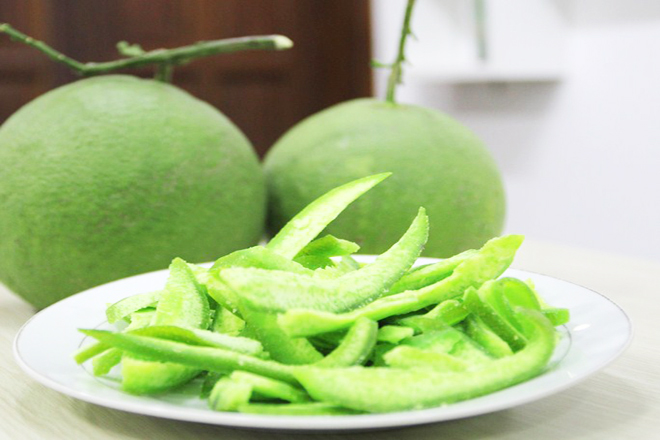 Mứt vỏ bưởi