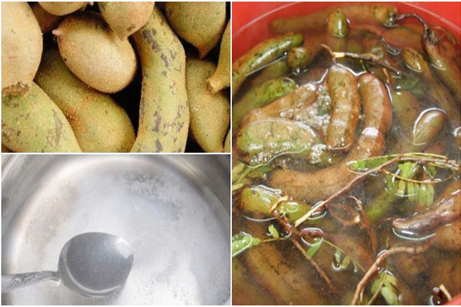 Sơ chế mứt me