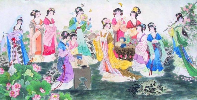 mười hai bà mụ độ trì cho bé
