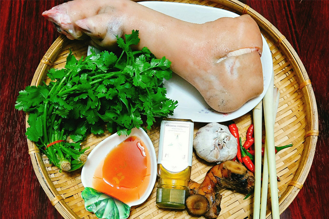 món ăn từ móng heo