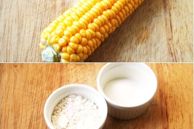 Nguyên liệu làm bánh ngô