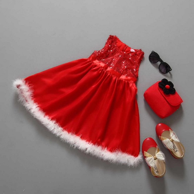đầm noel cho bé gái