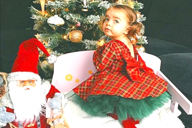 Đầm Noel cho bé gái