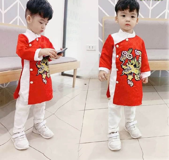Áo dài tết cho bé