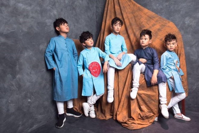 Áo dài tết cho bé